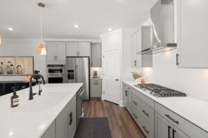 modern white kitchen